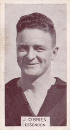1933 Wills's Victorian Footballers (Small) #156 Jock O'Brien Front